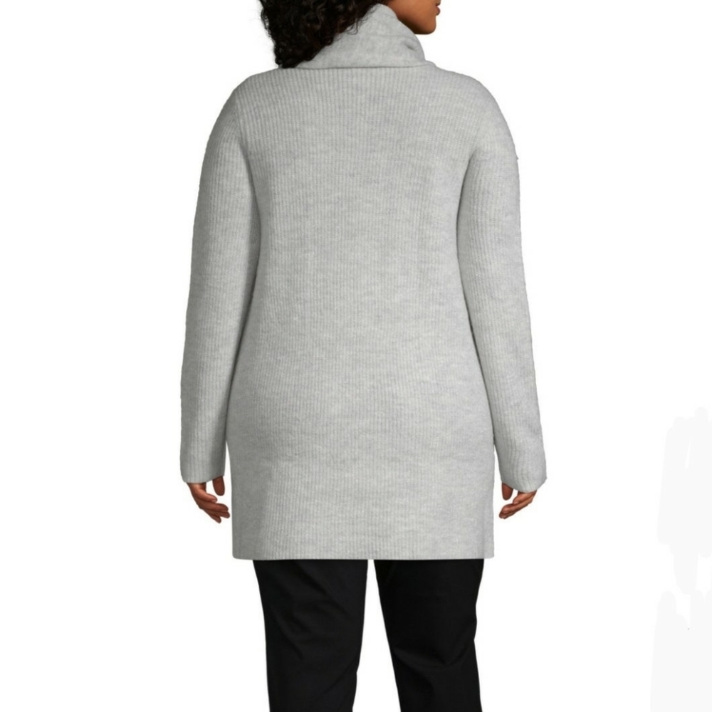 Liz Claiborne Long Sleeve Tunic Sweater - Plus - Picture 2 of 4